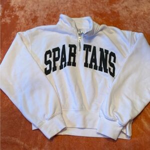 White Spartans Quarter-Zip Sweatshirt